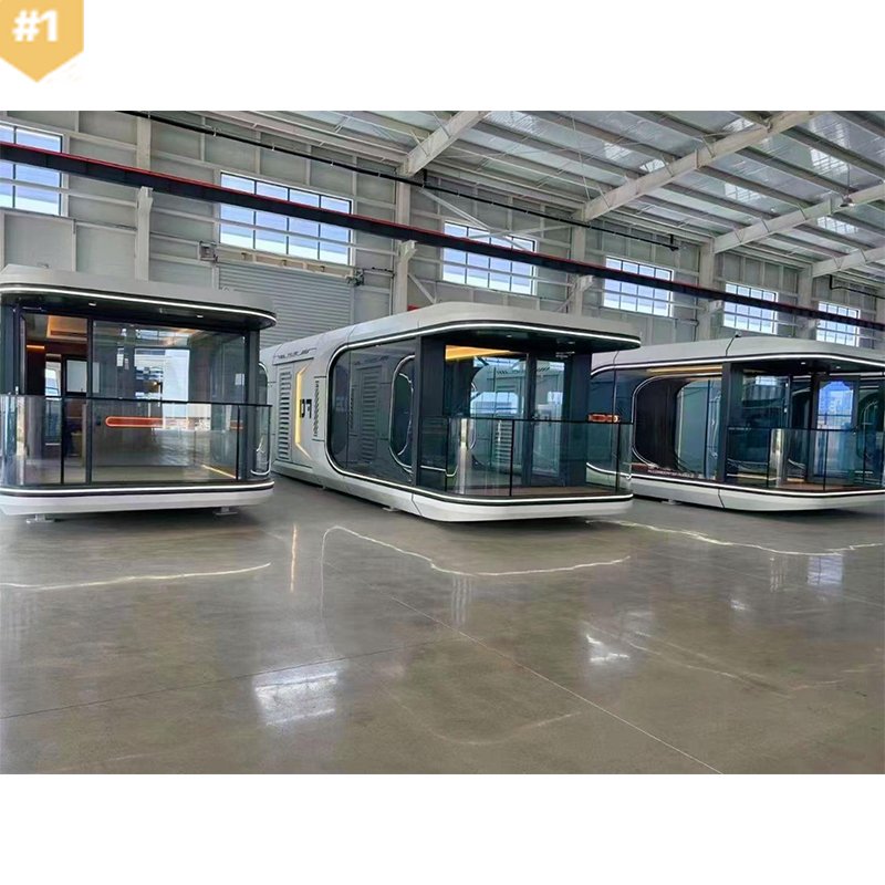 Waterproof Steel Capsule House Container Houses for Hotel Villa Apartment Living Room Courtyard Application